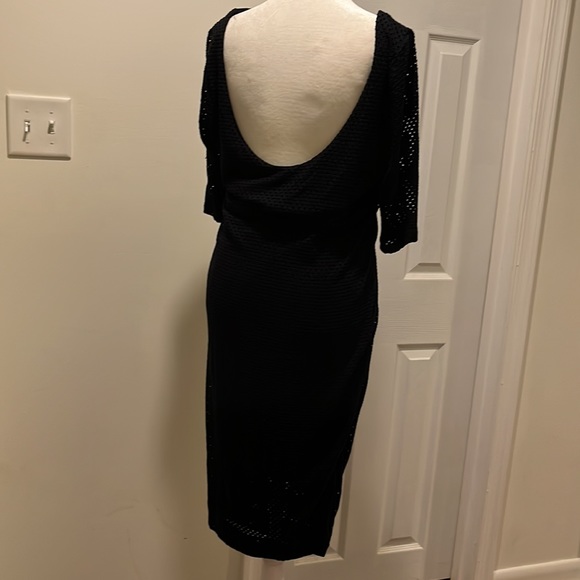 Banana Republic: NEW sexy blk slip on dress, Jacqueline Kennedy style, size 14. - Picture 2 of 6